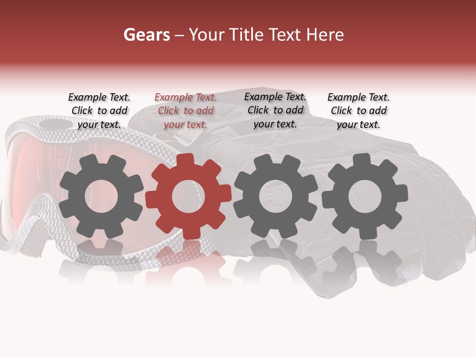 Merchandise Sports Plastic PowerPoint Template