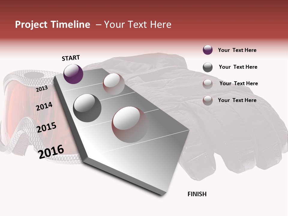 Merchandise Sports Plastic PowerPoint Template