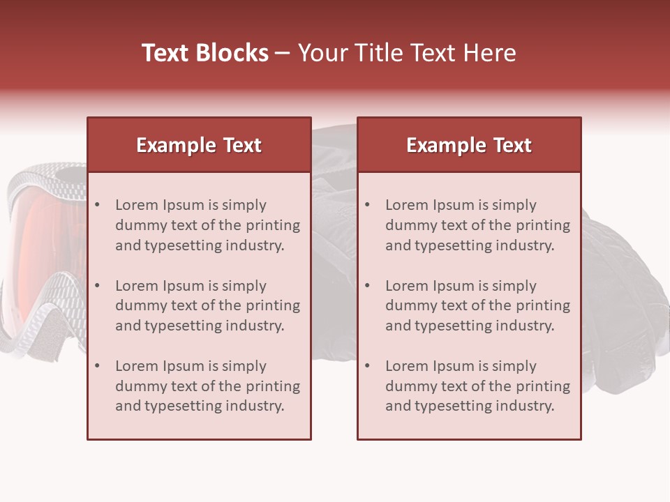 Merchandise Sports Plastic PowerPoint Template