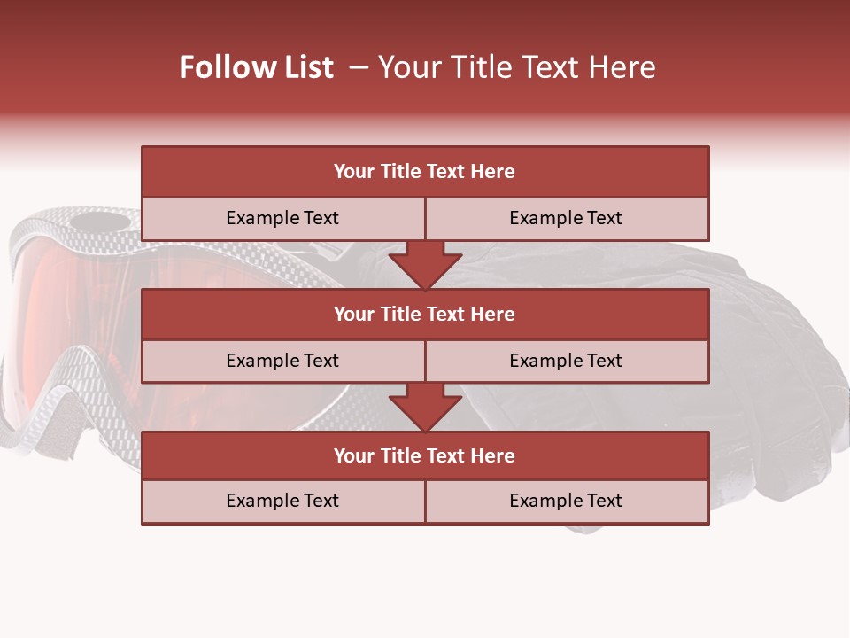 Merchandise Sports Plastic PowerPoint Template