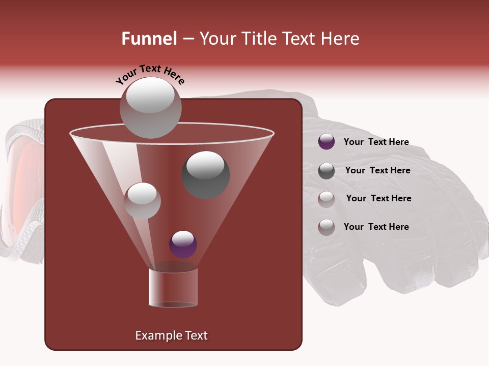 Merchandise Sports Plastic PowerPoint Template