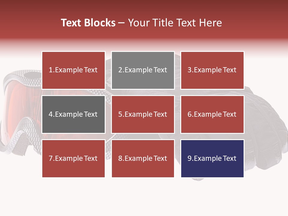 Merchandise Sports Plastic PowerPoint Template