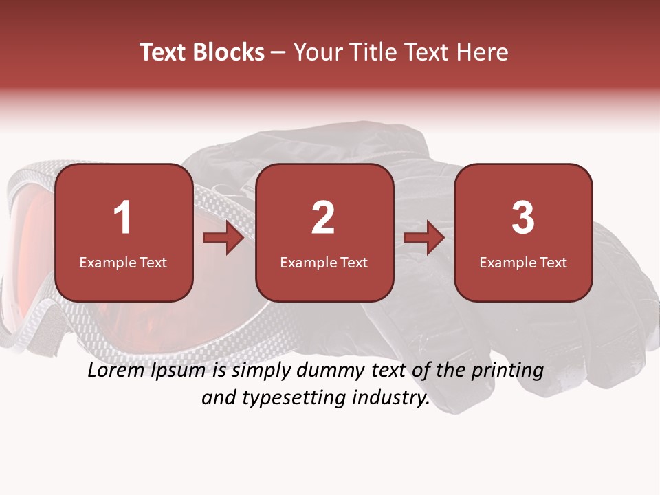 Merchandise Sports Plastic PowerPoint Template