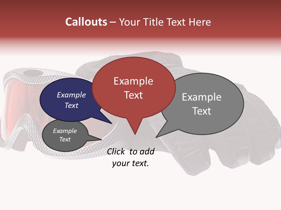 Merchandise Sports Plastic PowerPoint Template