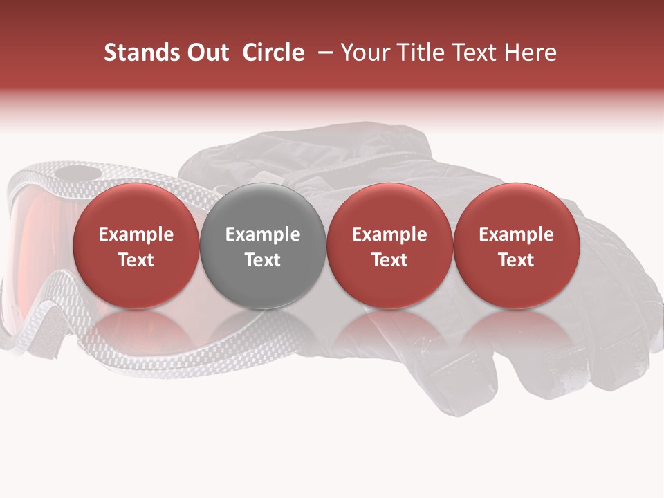 Merchandise Sports Plastic PowerPoint Template