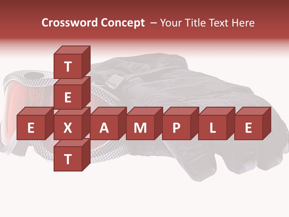 Merchandise Sports Plastic PowerPoint Template