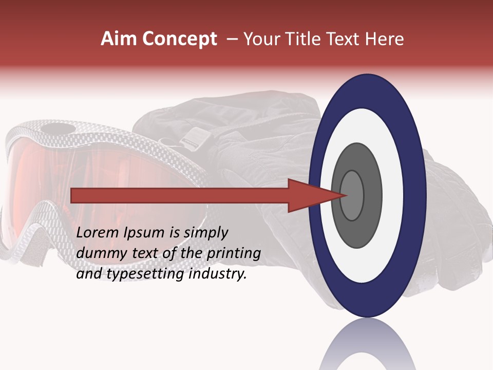 Merchandise Sports Plastic PowerPoint Template