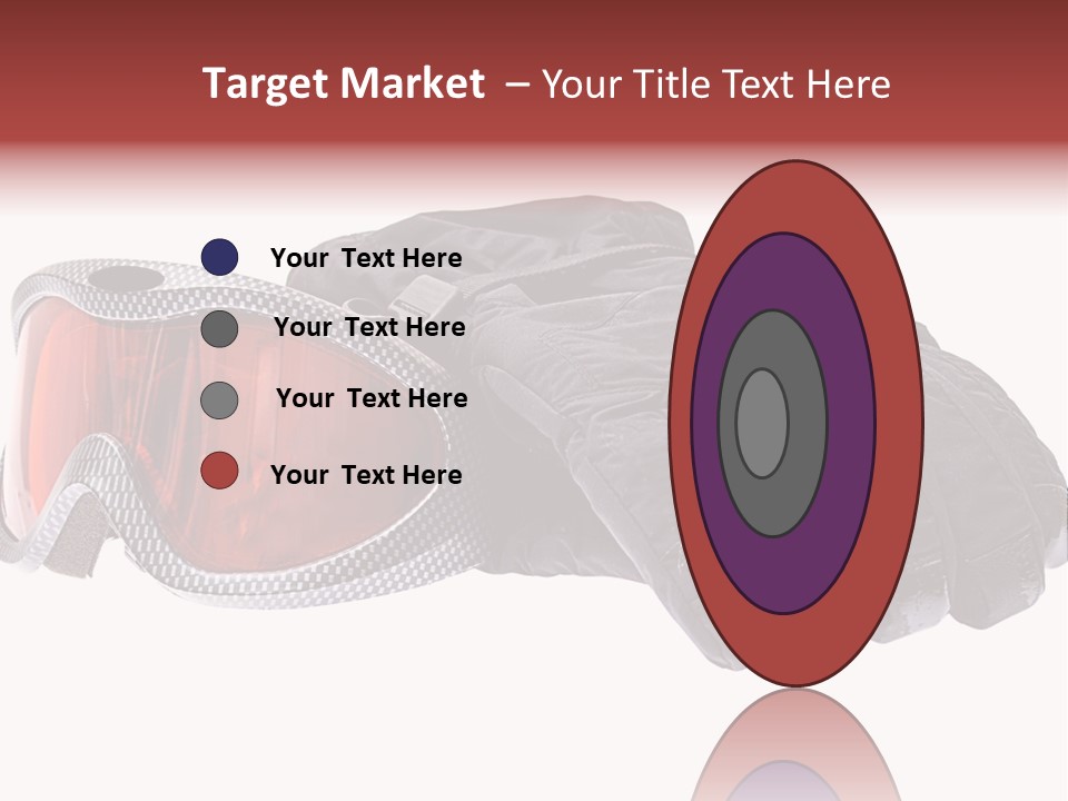 Merchandise Sports Plastic PowerPoint Template