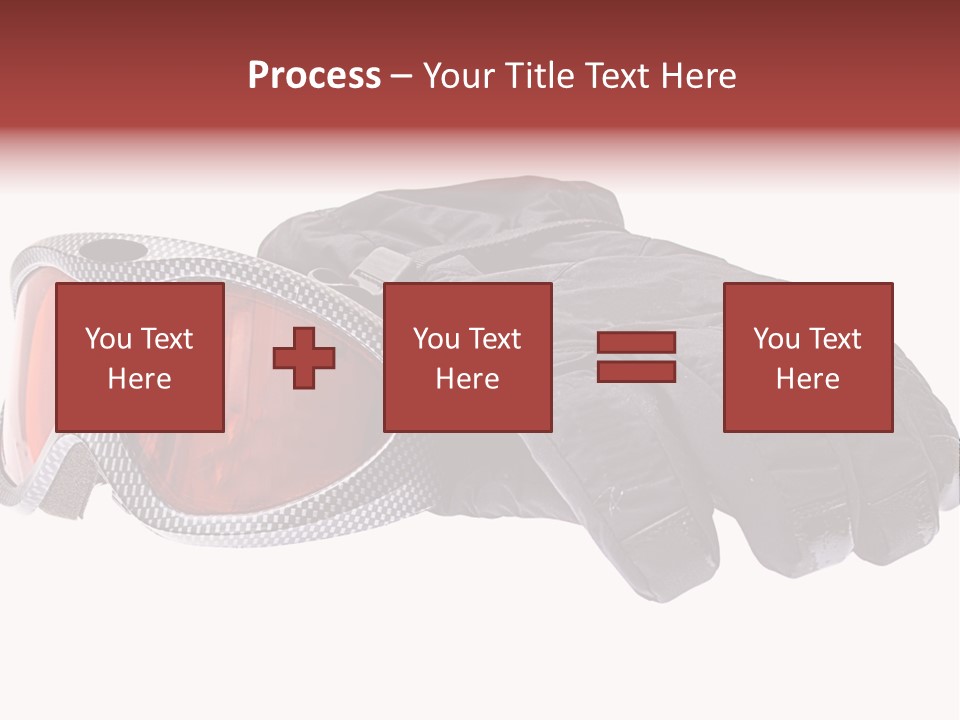 Merchandise Sports Plastic PowerPoint Template