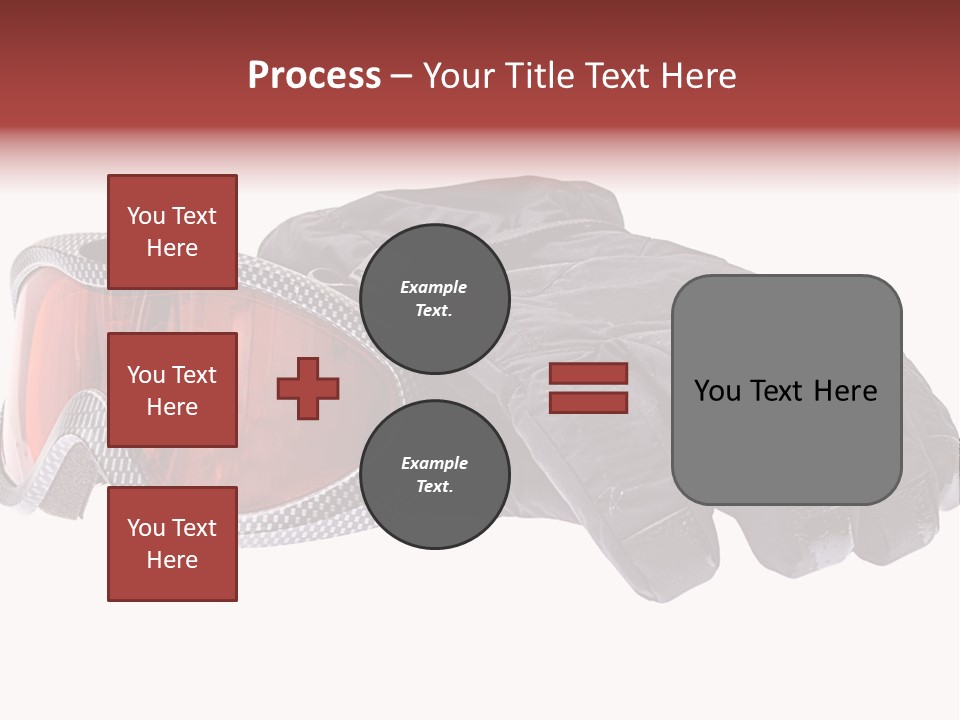 Merchandise Sports Plastic PowerPoint Template