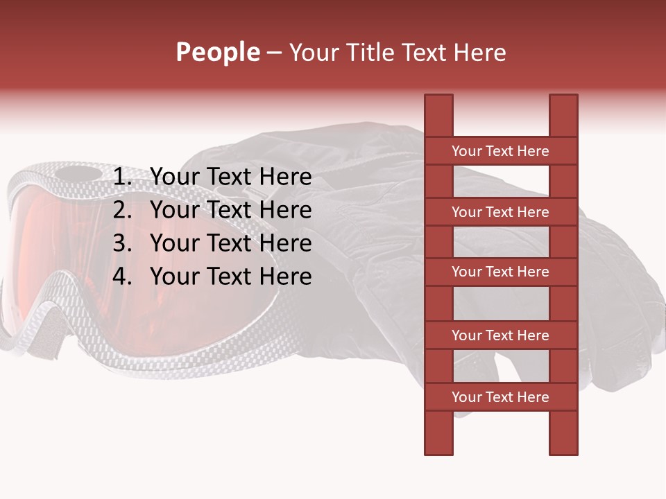 Merchandise Sports Plastic PowerPoint Template