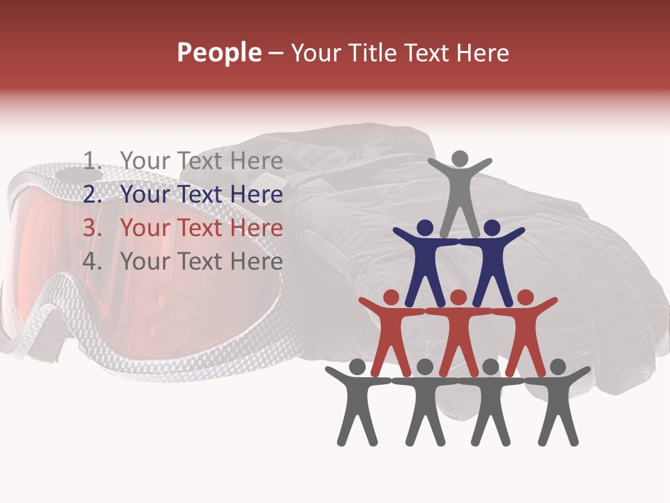 Merchandise Sports Plastic PowerPoint Template