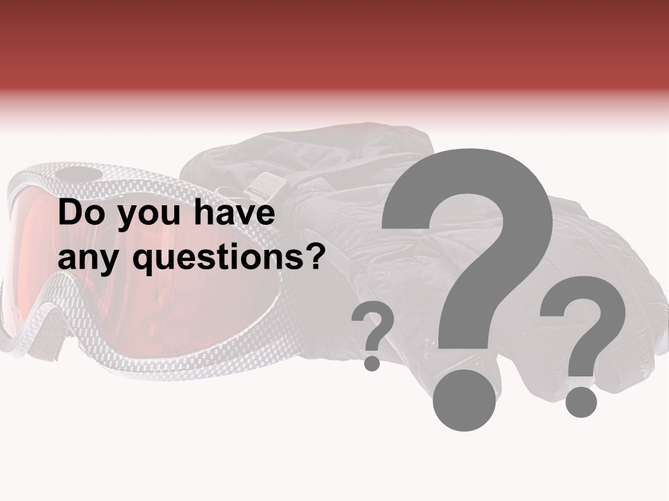 Merchandise Sports Plastic PowerPoint Template