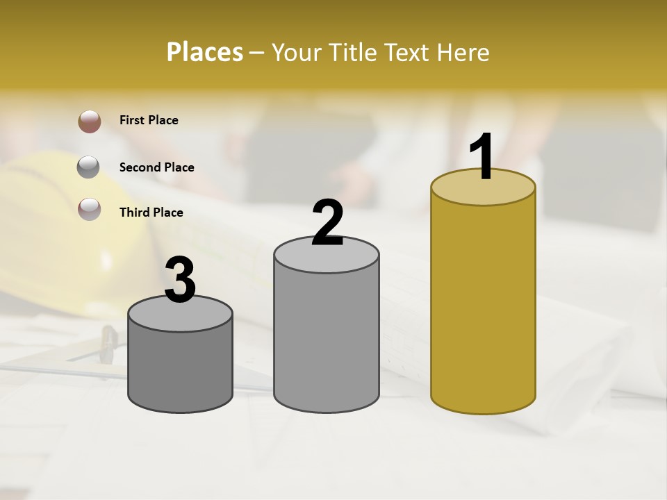 A Group Of People Working On A Construction Project PowerPoint Template