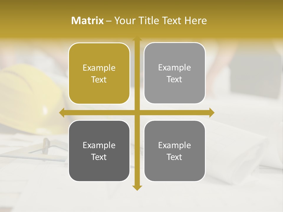 A Group Of People Working On A Construction Project PowerPoint Template