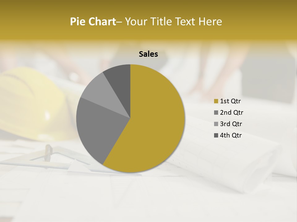 A Group Of People Working On A Construction Project PowerPoint Template