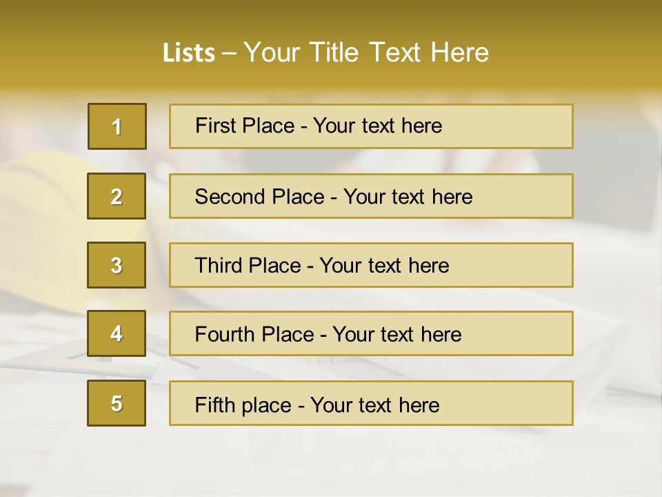 A Group Of People Working On A Construction Project PowerPoint Template