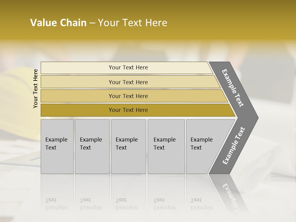 A Group Of People Working On A Construction Project PowerPoint Template