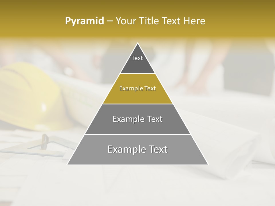 A Group Of People Working On A Construction Project PowerPoint Template