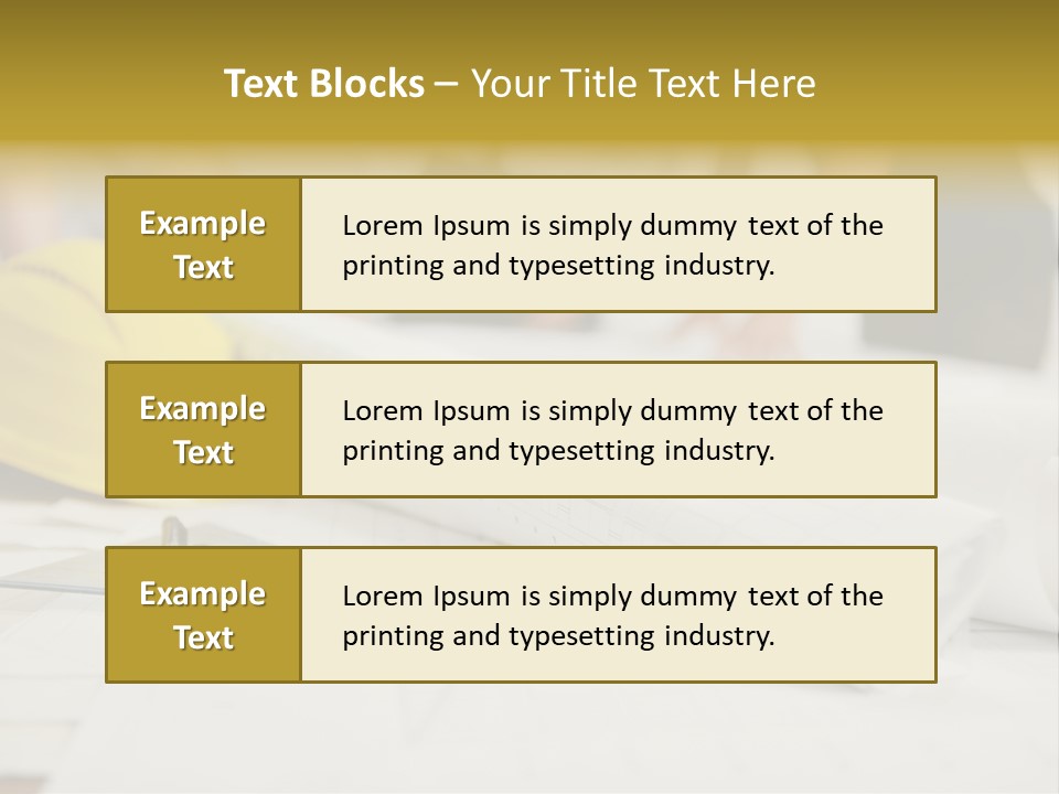 A Group Of People Working On A Construction Project PowerPoint Template
