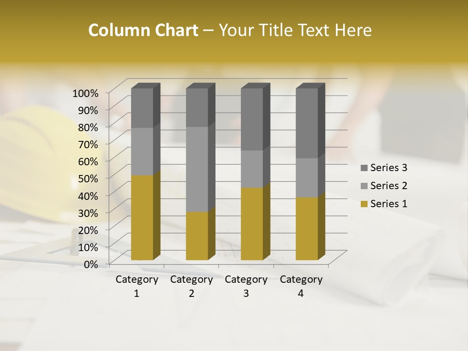 A Group Of People Working On A Construction Project PowerPoint Template