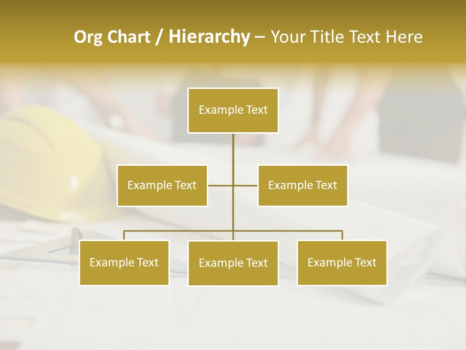 A Group Of People Working On A Construction Project PowerPoint Template