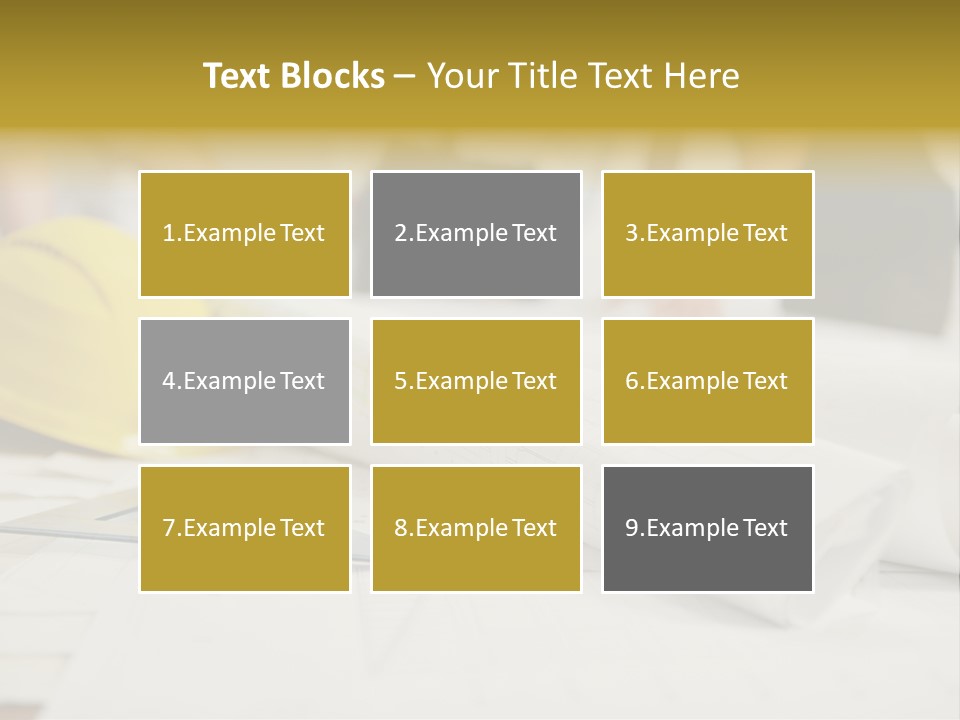 A Group Of People Working On A Construction Project PowerPoint Template