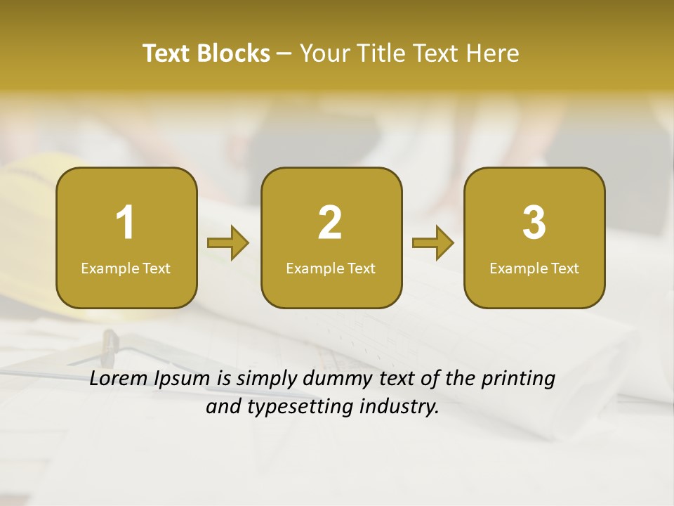 A Group Of People Working On A Construction Project PowerPoint Template