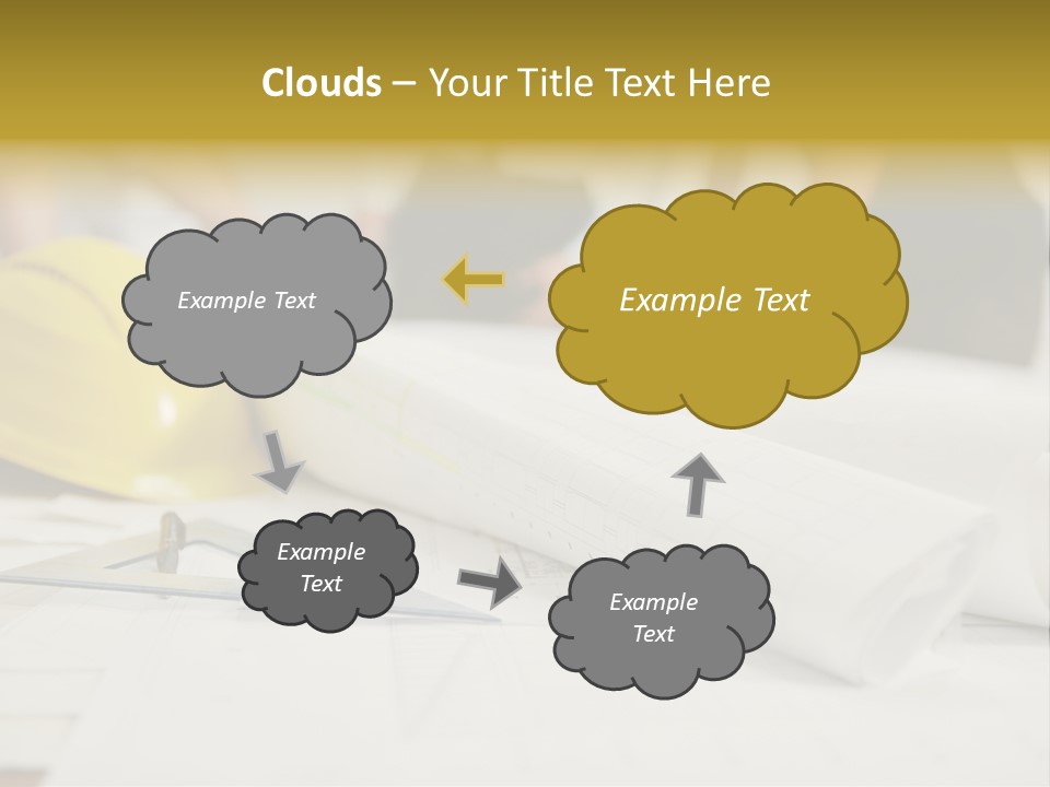 A Group Of People Working On A Construction Project PowerPoint Template