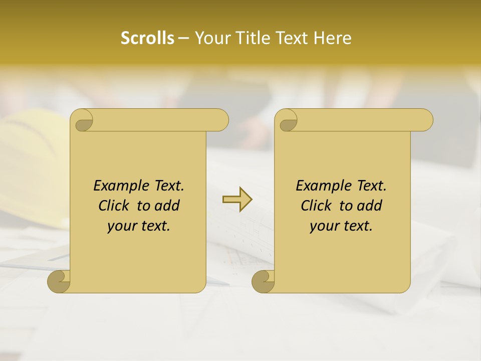 A Group Of People Working On A Construction Project PowerPoint Template