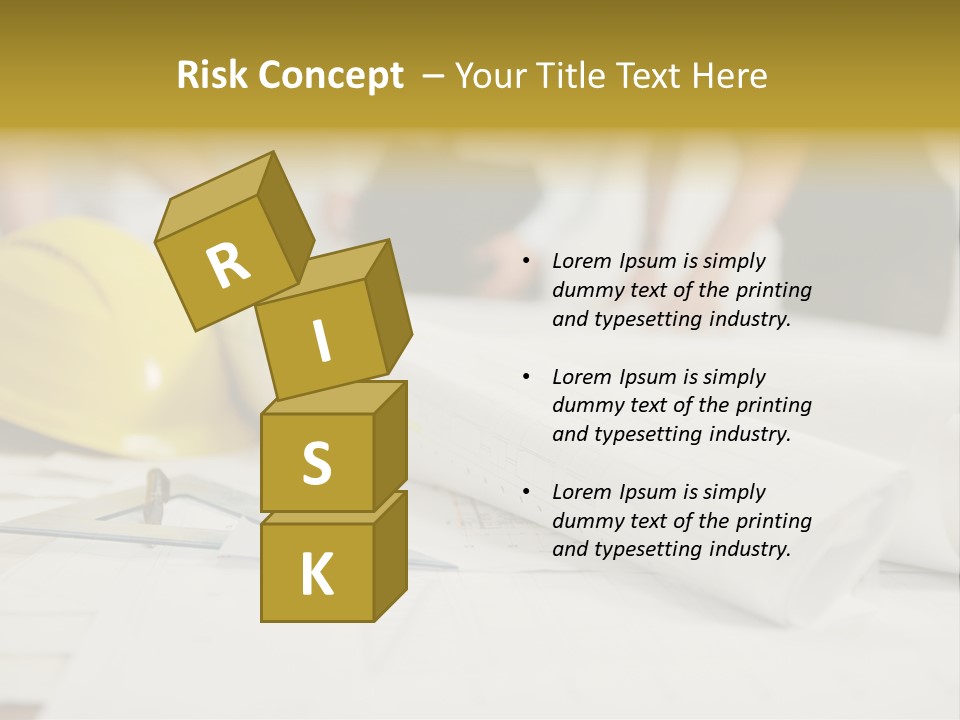 A Group Of People Working On A Construction Project PowerPoint Template