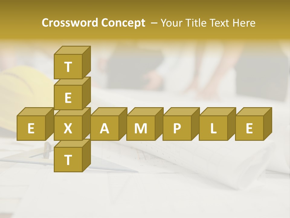A Group Of People Working On A Construction Project PowerPoint Template