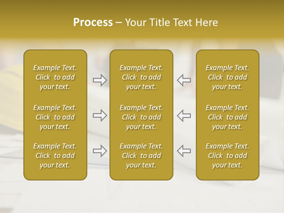 A Group Of People Working On A Construction Project PowerPoint Template
