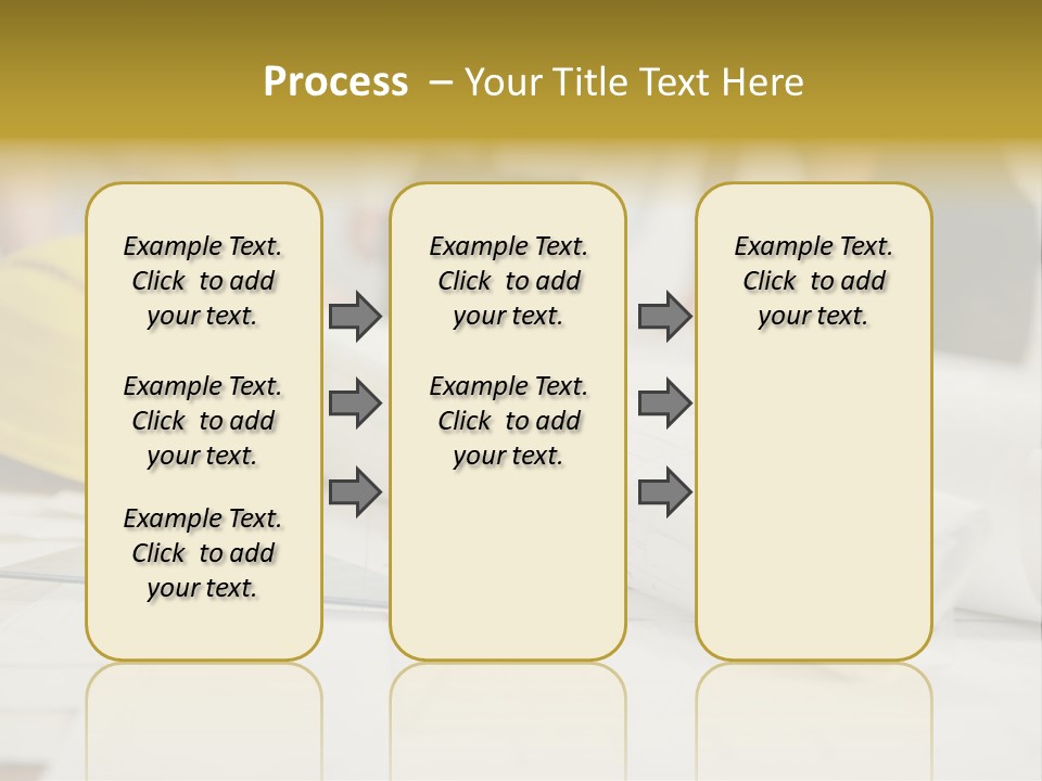 A Group Of People Working On A Construction Project PowerPoint Template