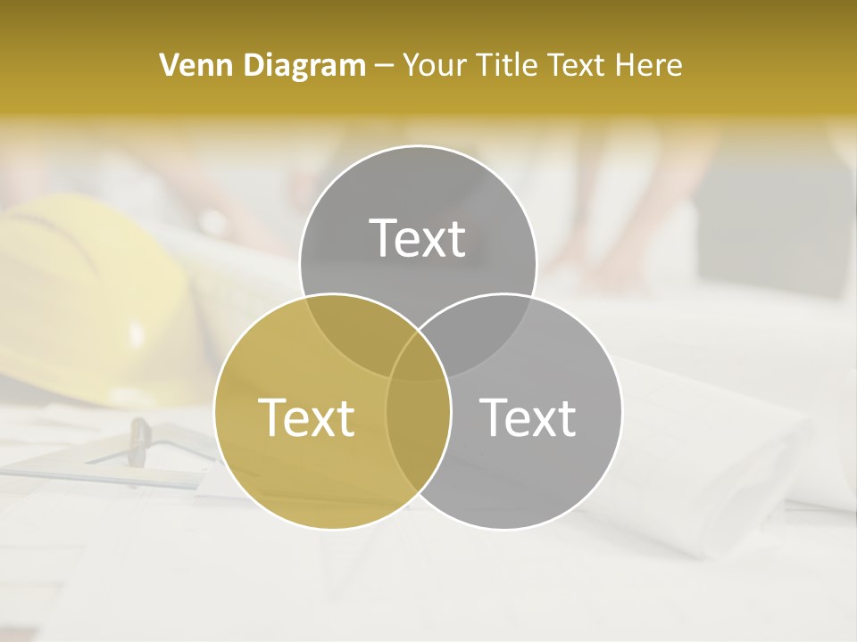A Group Of People Working On A Construction Project PowerPoint Template