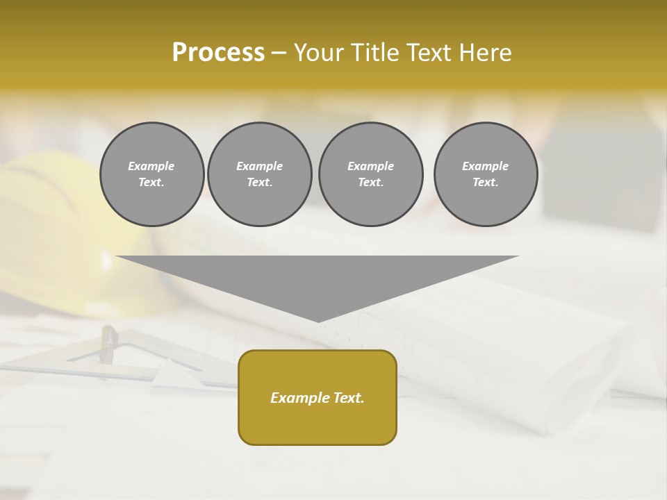 A Group Of People Working On A Construction Project PowerPoint Template