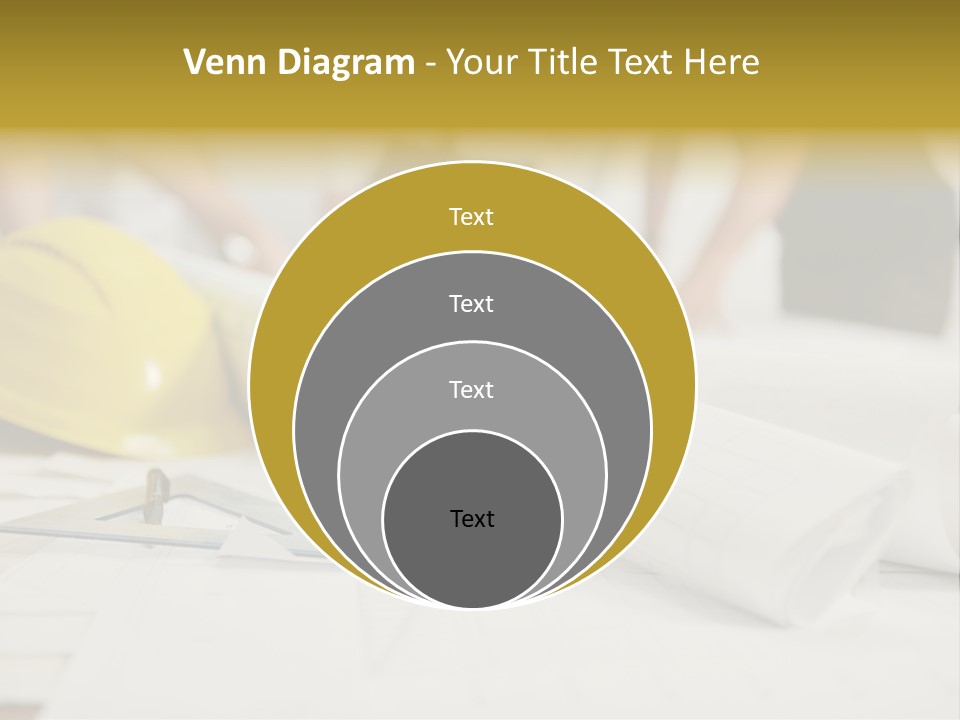 A Group Of People Working On A Construction Project PowerPoint Template