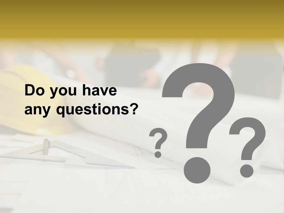 A Group Of People Working On A Construction Project PowerPoint Template