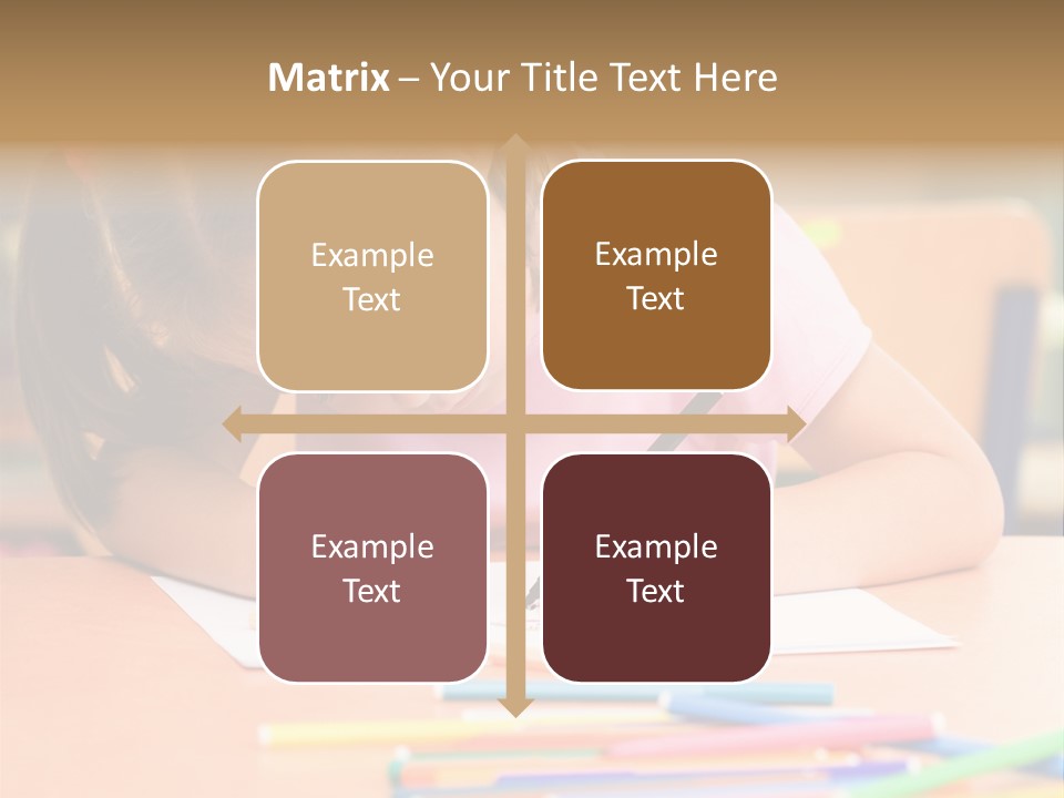 Felttip Bright Preschooler PowerPoint Template