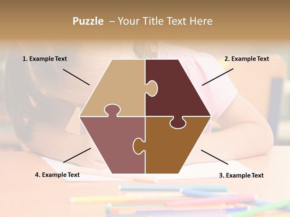 Felttip Bright Preschooler PowerPoint Template