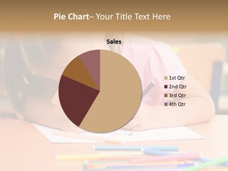 Felttip Bright Preschooler PowerPoint Template