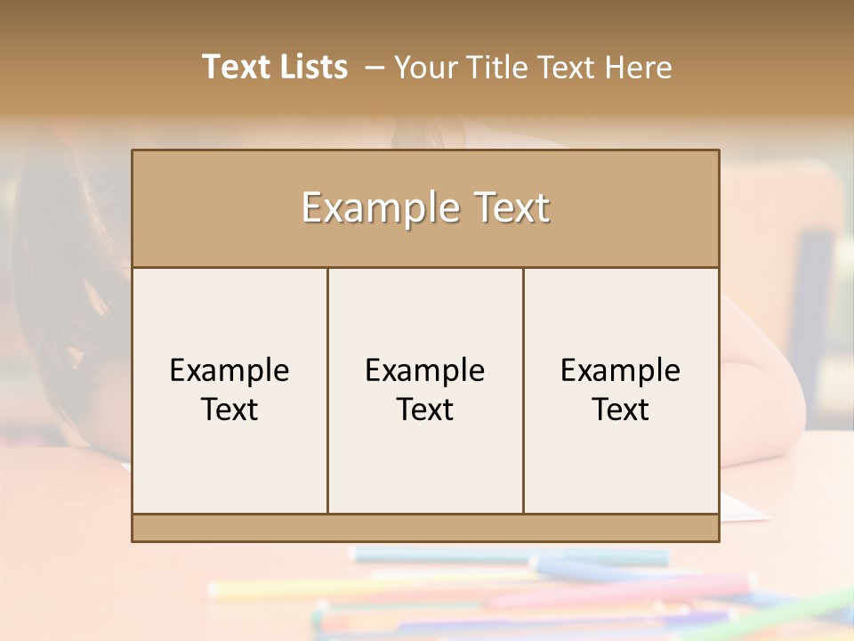 Felttip Bright Preschooler PowerPoint Template
