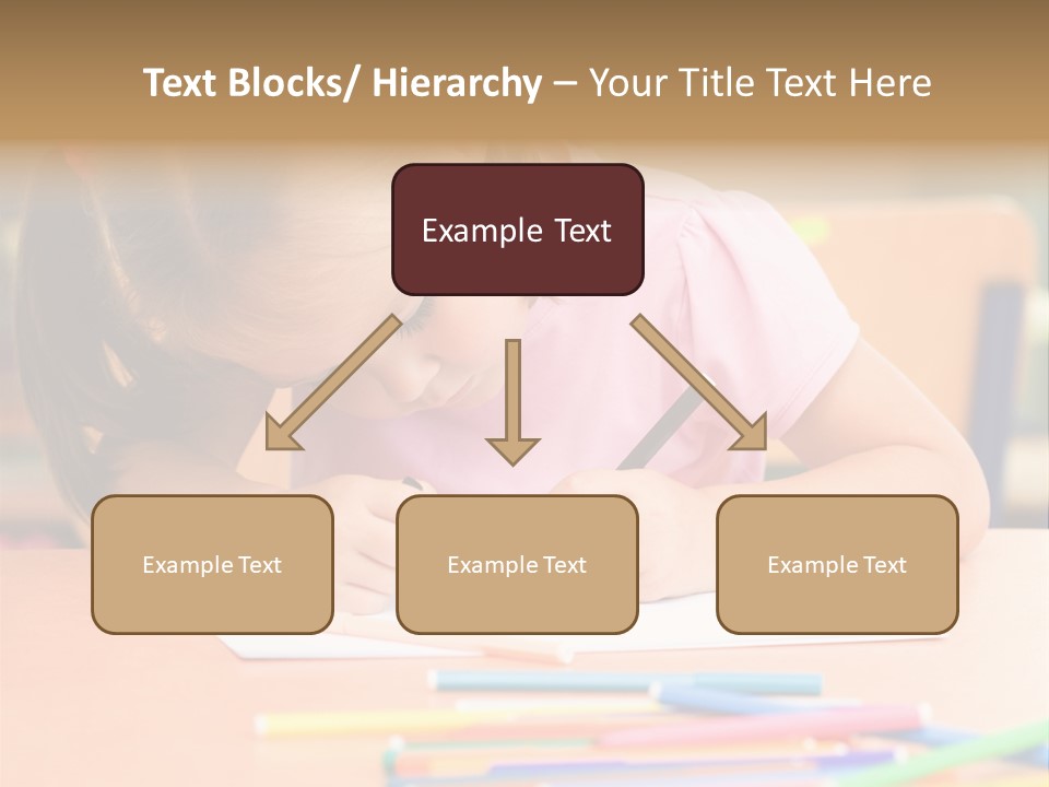 Felttip Bright Preschooler PowerPoint Template