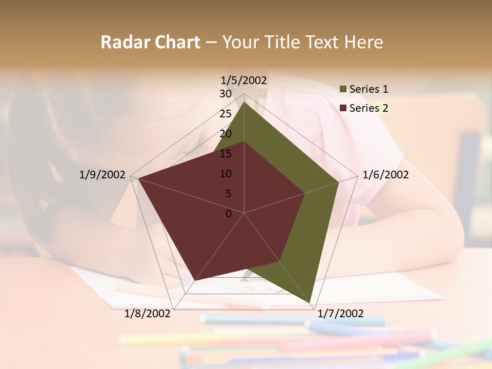 Felttip Bright Preschooler PowerPoint Template