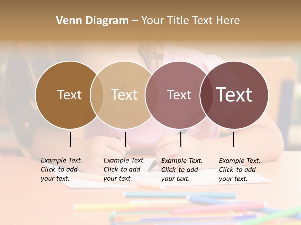 Felttip Bright Preschooler PowerPoint Template