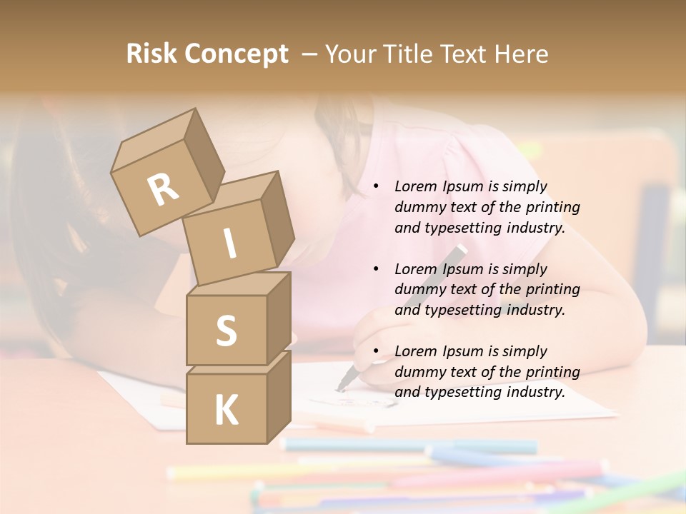 Felttip Bright Preschooler PowerPoint Template