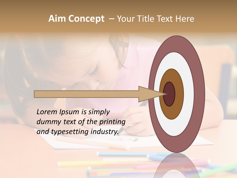 Felttip Bright Preschooler PowerPoint Template