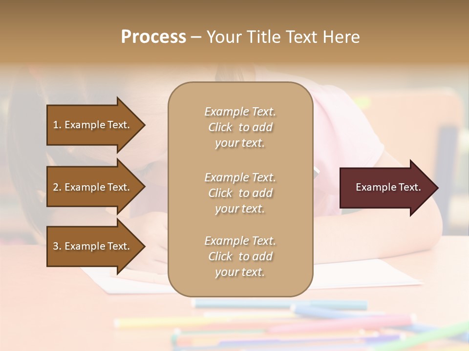 Felttip Bright Preschooler PowerPoint Template