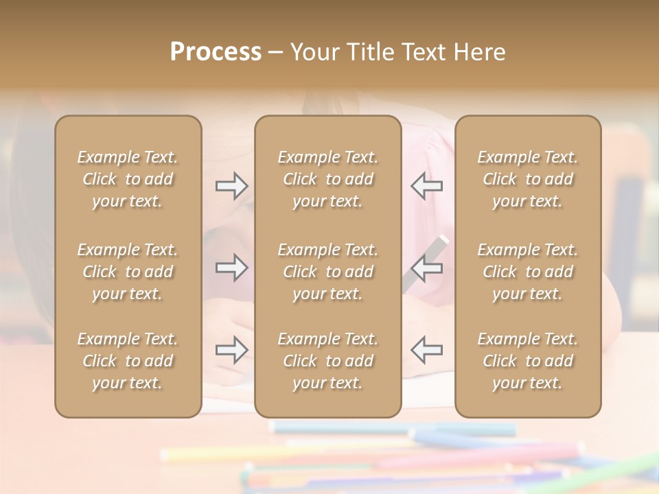 Felttip Bright Preschooler PowerPoint Template