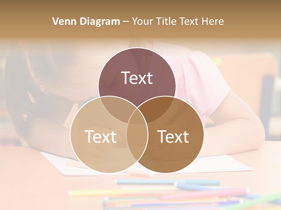 Felttip Bright Preschooler PowerPoint Template